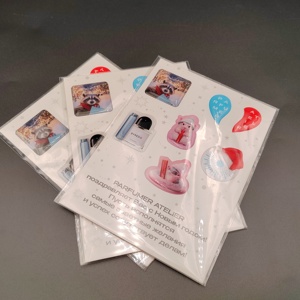 <span class=keywords><strong>Pegatinas</strong></span> 3D Personalizadas para Teléfono, con Resina Epoxi, Diseño de Cúpula 3D, <span class=keywords><strong>Kit</strong></span> de Resina Epoxi Transparente - Product Image 2