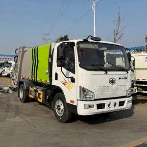 FAW Compressed Garbage Truck Sanitation Vehicle for Urban <b>Waste</b> Collection and Transport - Product Image 1