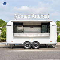 Remorque alimentaire mobile commerciale de grande taille MAI CHE SL-6T, construction en acier inoxydable, cuisine personnalisable, sanitaires, utilisation en extérieur