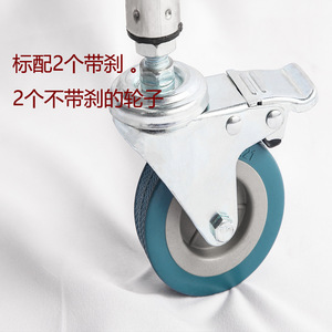 Thickened assembled stainless steel non-extractable nursing <b>trolley</b>, dressing cart, instrument cart, quiet <b>trolley</b>, <b>tool</b> cart, - Product Image 2