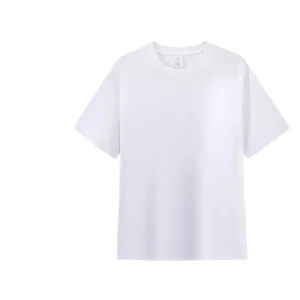 Camisetas lisas de alta calidad para hombre, camiseta blanca personalizada por sublimación, camisetas de gran tamaño para verano, venta al por mayor