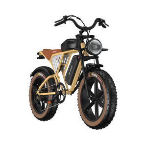 จักรยานไฟฟ้า Jansno X70 48v37ah ราคาประหยัดสำหรับผู้ใหญ่ รุ่น Retro E-Bike แบบไฮบริด สำหรับปั่นบนภูเขาและทางวิบาก ยางใหญ่ - Product Image 6