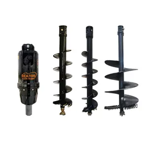 4T Excavator Hydraulic Post Hole Borer with Tree Planting Earth Auger Drill Bit for Sale