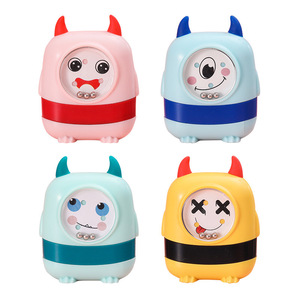 Sello de Nombre para Ropa Infantil Fotosensible Educativo, Sello de Tela Impermeable Personalizado con Dibujos Animados de Monstruos para Juguetes Infantiles - Product Image 1