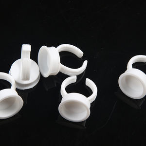 100件一次性塑料环微刀片颜料纹身墨水杯尺寸 - Product Image 3