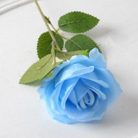 Fleur artificielle Floyd Rose en velours toucher doux pour décoration intérieure, mariage, Saint-Valentin HBL0095 Chine