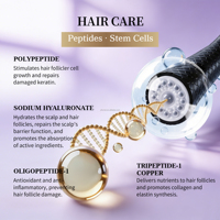 OEM/ODM Peptides Cellules Souches EGF Huile de Croissance Capillaire Nourrissante Réparatrice des Follicules Traitement Anti-Chute Sérum Ampoule pour la Repousse des Cheveux