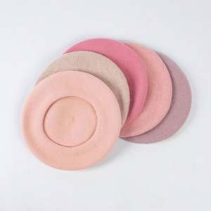 Béret en laine 100% pour femme et homme, broderie personnalisée de haute qualité, vente en gros - Product Image 5
