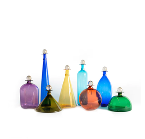 Vente en gros <span class=keywords><strong>Carafe</strong></span> en verre à <span class=keywords><strong>vin</strong></span> en cristal de couleur unique personnalisée - Product Image 2