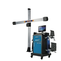 Machine d'alignement de roues 3d DECAR DK-V3R8 ALIGNMENT V3DII Max Red Pixel Camera Blue Power Pro SOFTWARE Color Vehicle Languages