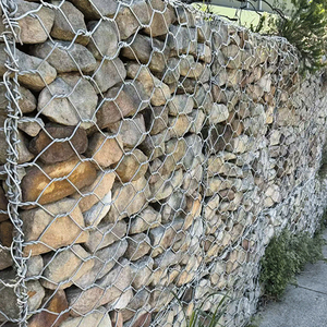 Yuking Hexagonal Galvanized Gabion Box <b>Netting</b> Crimped Technique Low Carbon Steel <b>Wire</b> Bending Cutting Processing <b>Wire</b> Mesh - Product Image 1