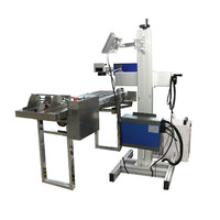 Machine de marquage laser UV automatique 3W/5W/10W pour code QR, code-barres, date de fabrication, impression sur matériaux fins, plastique, papier, cartes