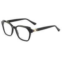 Lunettes en acétate Borregls pour femmes, nouveau design de marque, monture carrée chromée, lunettes optiques pour hommes