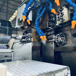 Centre de tournage CNC HANSUN haute précision 26 mm à double broche, tour 6 axes haute sécurité pour métaux de type suisse avec commande Fanuc 4 - Product Image 3