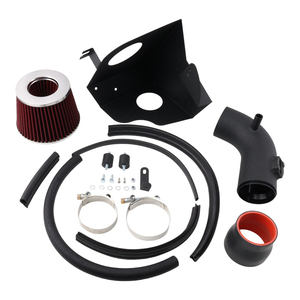 AOSU High Quality Cold Air Intake Kit + Filter Red for 2006-2011 for for 1.8L L4 Cold Shield Air Intake System AIM110-BK-RD - Product Image 1