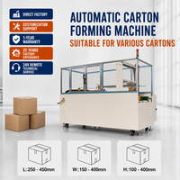Machine à former des boîtes en carton avec scellage par ruban adhésif pour le déballage des cartons ondulés
