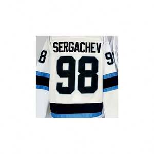 Utah mikhail sergachev เสื้อกีฬาฮอกกี้เย็บสีขาว - Product Image 1