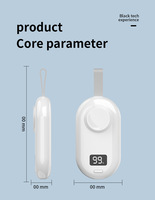 Banque d'alimentation sans fil ultra puissante de 10 W de haute qualité avec écran LED - Type-C/USB magnétique et compatible avec les montres IOS (Ultra/8/7/4)