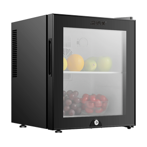 Mini-réfrigérateur d'hôtel compact de 30 litres avec porte vitrée, à contrôle thermostatique, d'occasion, avec compresseur-congélateur - Product Image 3