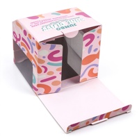 Boîte d'expédition en papier d'art blanc imprimé, écologique, avec fenêtre transparente en PVC, logo personnalisé pour l'affichage de tasses en magasin, emballage cadeau