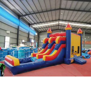 Commercial Grade PVC <b>Inflatable</b> Play Center Giant Jumping Castle Bouncer <b>Slide</b> Combo For Amusement Park - Product Image 1