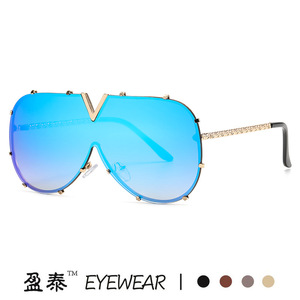 V8 Sunglasses Unisex <b>Plastic</b> And Metal Frame UV400 Protection Fashion <b>Glasses</b> - Product Image 3
