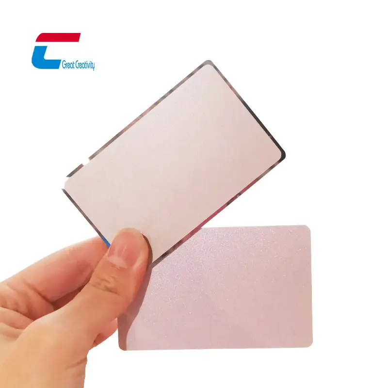 High Quality Rose Gold NFC Metal Card 1.2mm Thickness RFID Full Metal Card