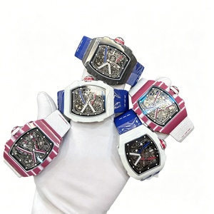 นาฬิกาข้อมือผู้ชาย RM67-02 คาร์บอนไฟเบอร์, กระจกแซฟไฟร์ 7.8 มม., นาฬิกาสปอร์ตธุรกิจผู้ชาย ขายส่ง - Product Image 1