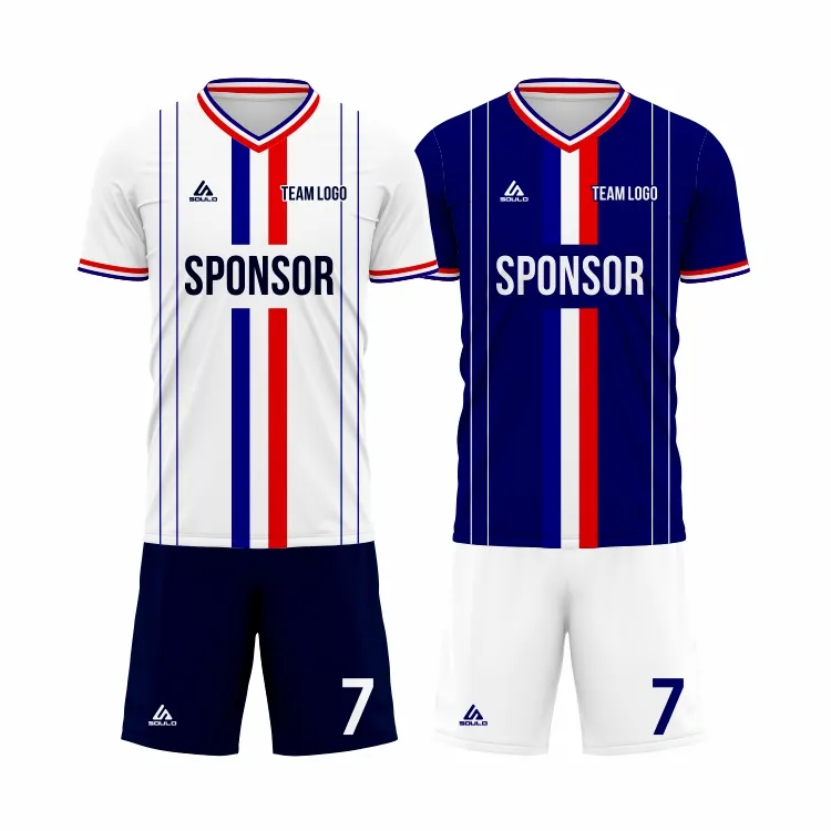 Uniforme de fútbol de alta calidad, camiseta de fútbol nacional personalizada, 2022, Francia