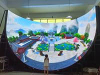 Pantalla LED Flexible Premium para Interiores, Pantalla LED Curva Plegable X para Exhibición Visual en Tiendas Minoristas