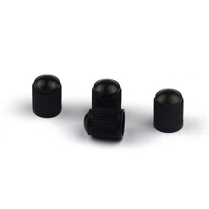 Capuchons de valve de pneu de voiture et de vélo noirs en plastique, anti-poussière, pour valve tubeless, remplacement et réparation, taille universelle, embout américain - Product Image 2