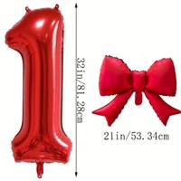 Ballons en feuille de 32 pouces en forme de chiffres, arc de ballons colorés à l'hélium pour anniversaire, mariage, fête, lot en gros