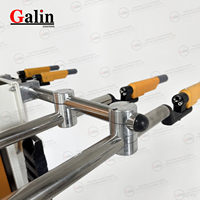 Galin GR04 PLC Controlled Powder Coating Machine Pump for Steel Substrat High Manual Gun Reciprocator for Spray Booth