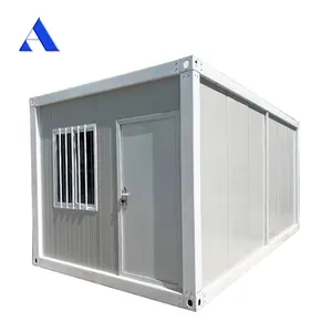 Light Steel Movable Prefab Modular House Structure 20ft flat pack Modular Container Office