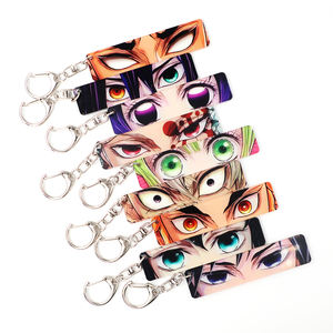 Cadeau personnalisé Porte-clés en acrylique transparent double face personnalisé Anime Demoned Slayers pour les fans - Product Image 1