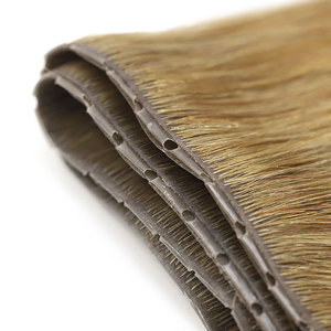 New Arrived Butterfly Weft With Holes Remy Seamless Flip up <strong>Extensions</strong> Invisible Skin Weft Hair <strong>Extensions</strong> - Product Image 2