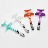 Injecteur médical en verre Luer Lock de 1 mL avec butée de sécurité, outil de dosage étanche pour gel dermique visqueux