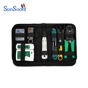 Billige Computer wartung rj45 lan Netzwerk elektronische Werkzeuge Kit Tasche und Netzwerk Tool Kit