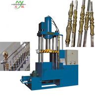 Presse hydraulique pour le façonnage de l'eau pour les balustrades de balcon en acier inoxydable, les rampes d'escalier et les colonnes décoratives de clôture