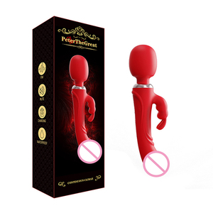 Vibrador de Conejo de Silicona 3 en 1, Juguete Sexual, Masajeador de Varita para Mujeres, Vibrador de Punto G, Masajeador AV de Tres Cabezas, Alivio del Dolor - Product Image 6