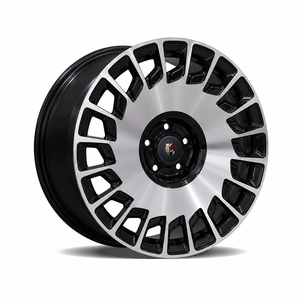 ล้อฟอร์จ LS8197 4x100 4x114.3 ขนาด 15 16 17 นิ้ว ราคาดีที่สุด รับประกันคุณภาพ เทียบเท่า OEM สีดำขัดเงา - Product Image 1