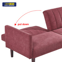 Diseño de Sofá Moderno, Sofá Cama de 2 Plazas, Sofás Cama Económicos para Hoteles