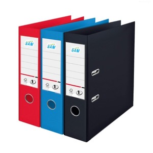 Classeur à levier A4 A5 bleu en plastique, organiseur de documents, avec clip de reliure et poignée ergonomique, classeur extensible - Product Image 3
