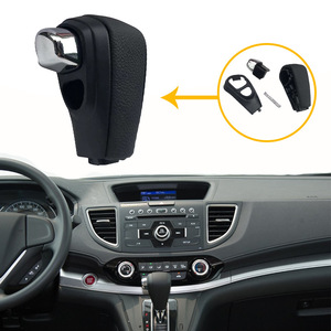 Palanca de Cambios para Honda CRV, Cuero Negro, Diseño Ergonómico, Compatible con Modelos 2012-2016, Transmisión Automática, Pieza de Repuesto - Product Image 1