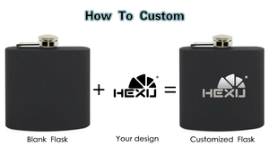 Ensemble cadeau de mini flacon à liqueur en acier inoxydable pour <span class=keywords><strong>homme</strong></span>, 6 oz, noir mat, avec entonnoir, portable et étanche, nouveauté pour les cadeaux - Product Image 4