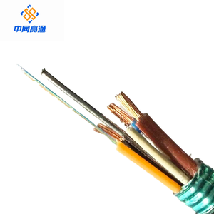 GYTA53 + RVV Câble d'alimentation hybride à fibre optique 3x2.5, mode unique à 4 cœurs, alimente les stations de base CCTV et cellulaires à distance - Product Image 2