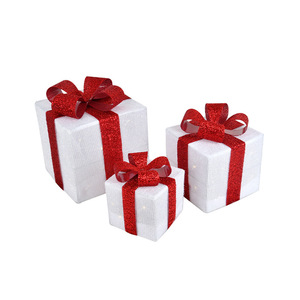 High Quality Three-Piece Luminescent <b>Christmas</b> Tree Tower Eco-Friendly Desktop Decoration <b>Christmas</b> Gift <b>Box</b> Atmosphere Layout - Product Image 5