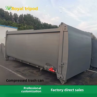 Compacteur de déchets électrique intelligent personnalisable HD, collecteur de déchets 4KW 2000kg, garantie 1 an, origine Chine