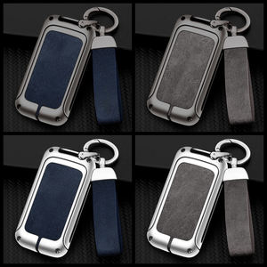 เคสกุญแจรถยนต์หนังผสมโลหะสังกะสี ป้องกันรอยขีดข่วน สำหรับรถยนต์ Chery Tiggo 3 5X 4 8 Glx 7 ปี 2019 2020 พร้อมพวงกุญแจ อุปกรณ์เสริมกุญแจรถยนต์ - Product Image 5