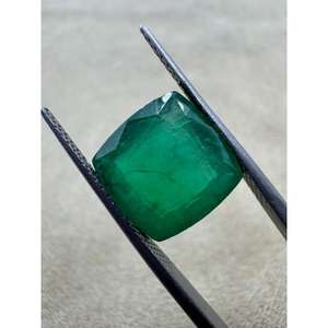 6.85พลอยพลอยเทียมสีเขียวมรกตแบบหลวมคุณภาพสูงตัดจากแซมเบียสำหรับทำเครื่องประดับ - Product Image 6